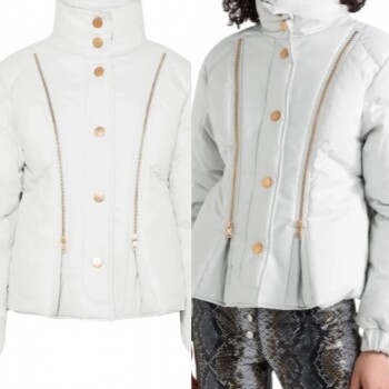 SEE BY CHLOÉ Zip-detailed quilted cotton-shell jacket