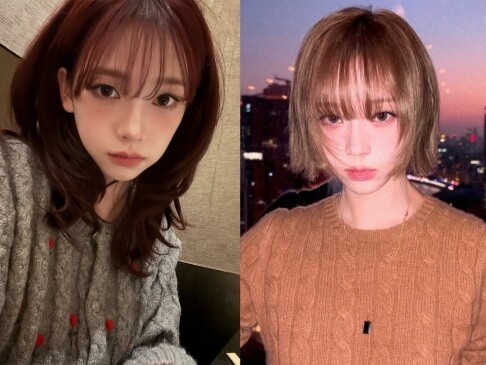 2025秋冬髮色推薦！13款顯白染髮色推介褪色也好看的髮色摩卡慕斯藍墨色！