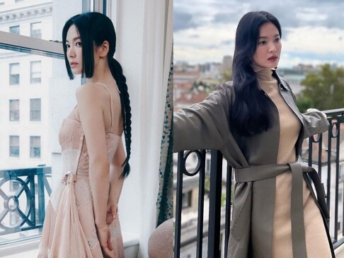 宋慧喬髮型2024！宋慧喬黑長髮仙氣現身時裝騷！17款宋慧喬短髮中長髮型整理減齡必學！