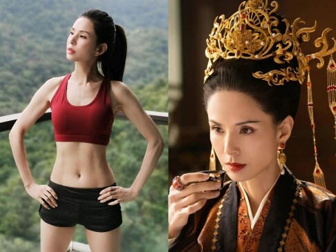 《且試天下》李若彤維持身材減肥運動秘訣公開！55歲「最美小龍女」大曬直角肩、馬甲線體脂率僅15％！