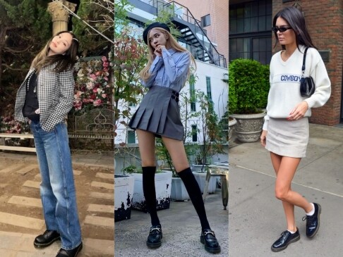 Blackpink Jennie、Rose、Kendall Jenner示範Dr. Martens 1461馬丁鞋款穿搭！跟明星穿學牛津鞋配搭