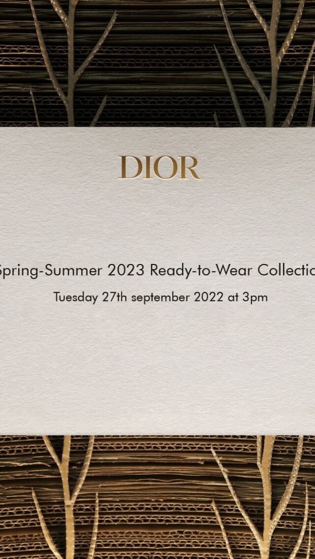 同步收看！Dior 2023春夏巴黎時裝騷直播