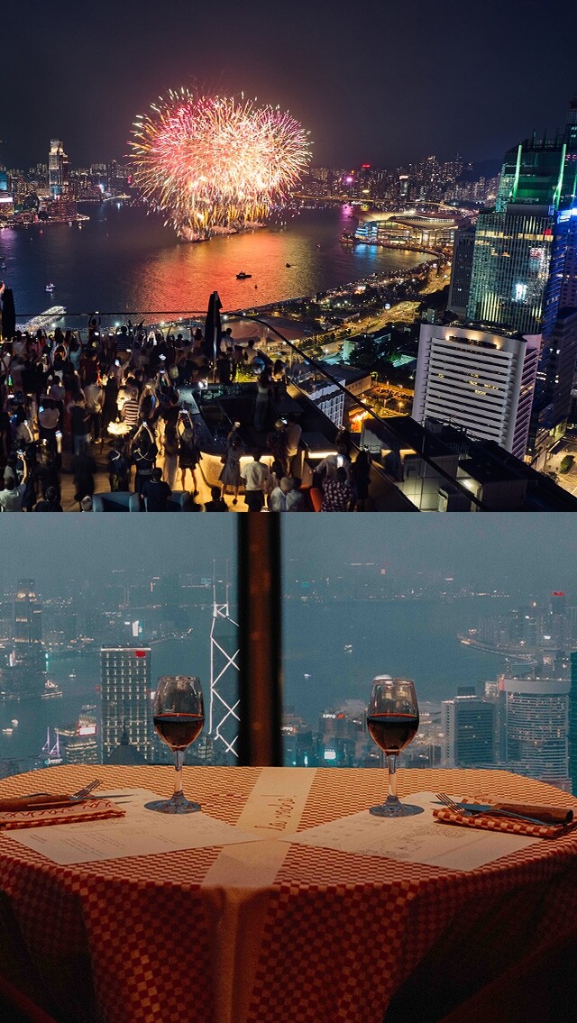 國慶煙花餐廳推薦2025！露天360度飽覽維港煙花/無加價無附加費/低至$350起！