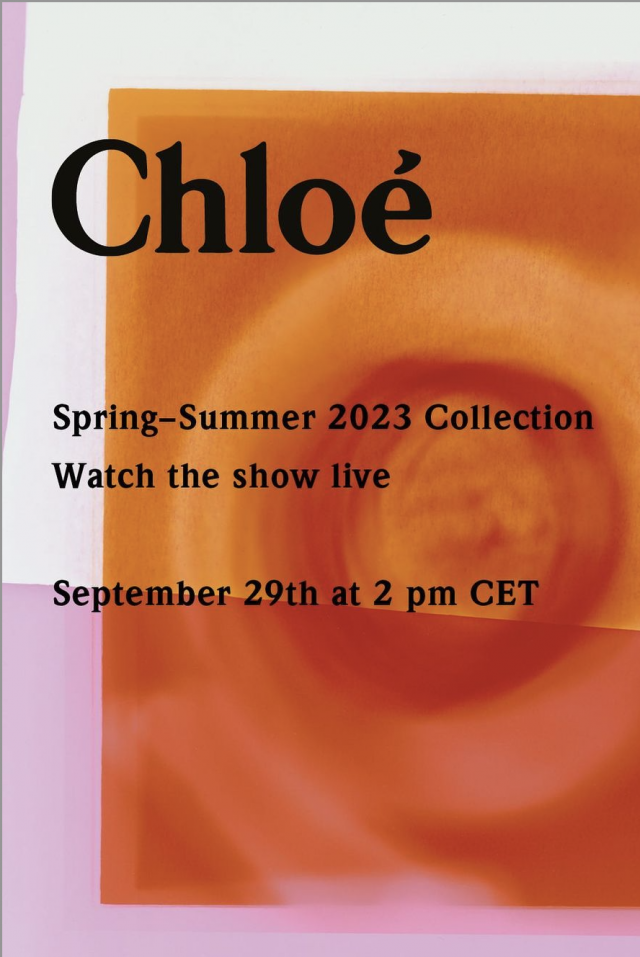 同步收看！Chloé 2023春夏巴黎時裝騷直播