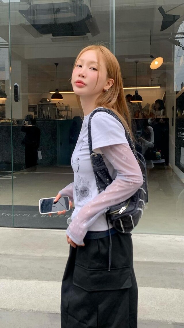 Mesh Long Sleeve Tee style
