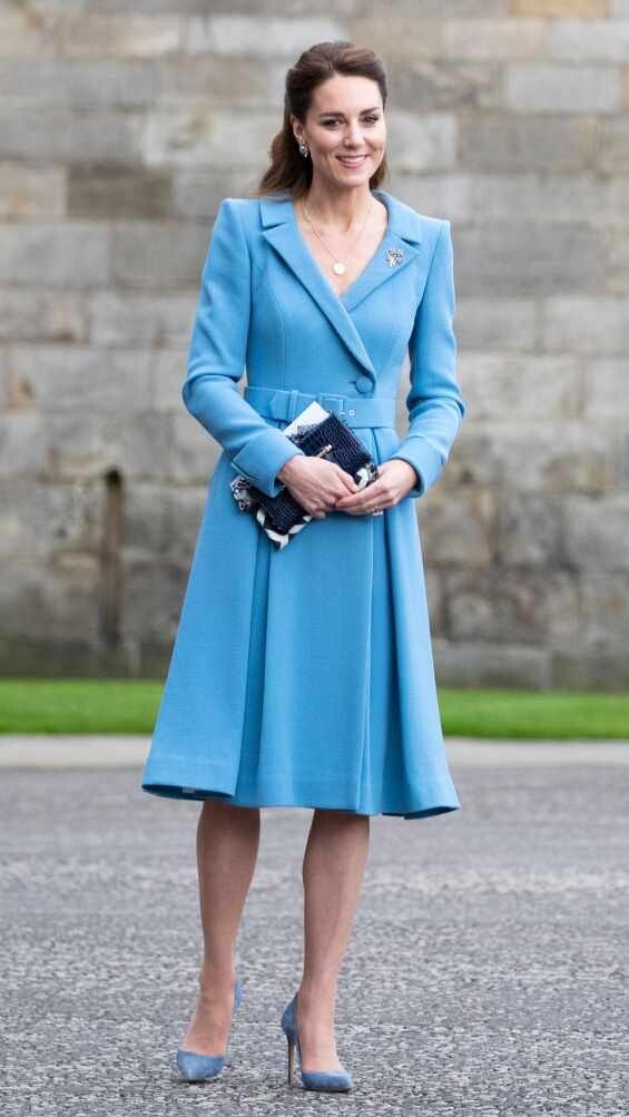 凱特與威廉王子到訪蘇格蘭6個最美造型 她的藍寶石耳環原是英女王珍藏！