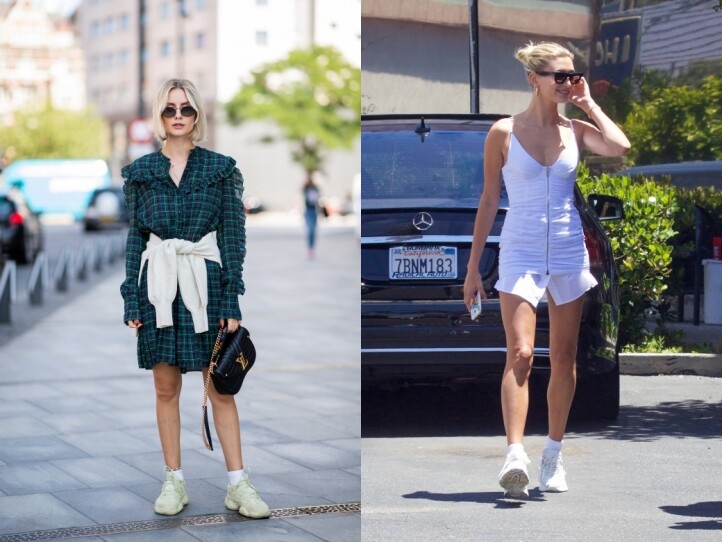 抗熱減齡穿搭！4種方法讓懶人裝「連身短裙＋白波鞋」更具魅力