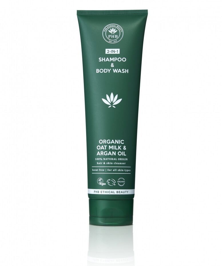 去頭皮洗頭水推介：PHB Ethical Beauty 2-in-1 Shampoo & Body Wash 二合一洗髮潔膚液 $209／300ml