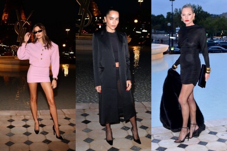 品牌好友Hailey Biber、貓女Zoe Kravitz、Kate Moss也是座上客。