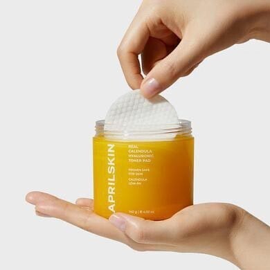 金盞花護膚品推薦：金盞菊保濕爽膚棉 (HK$210 Aprilskin)