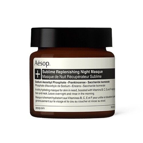 Sleeping Mask推介：昇華滋養夜晚面膜 (HK$970/600mL Aesop)