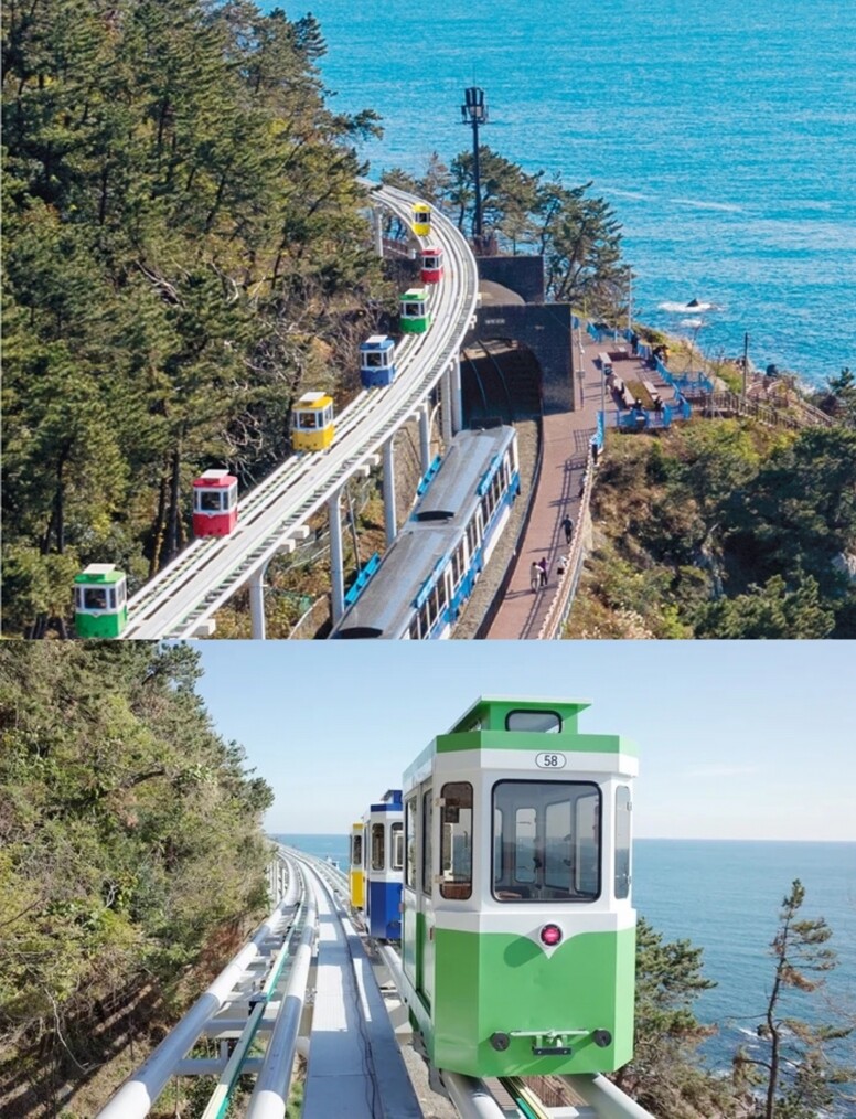 釜山景點推介：海雲台 Blueline Park 海岸列車