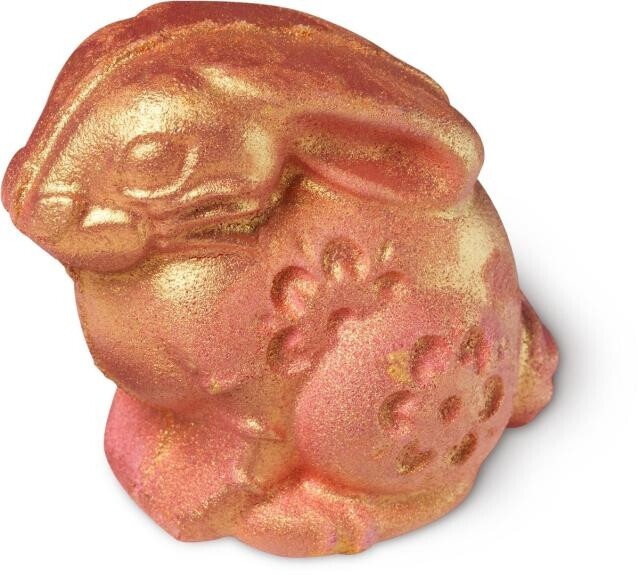 新年美妝品護膚品推介：LUSH 金光小兔汽泡彈 Gold Rabbit Bath Bomb $100