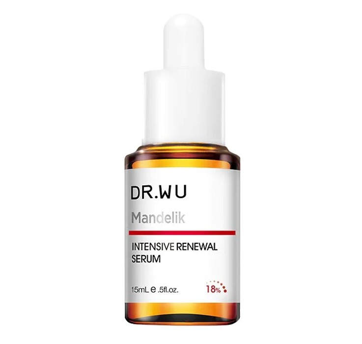杏仁酸推薦：杏仁酸亮白煥膚精華18% (HK$220/15ml Dr.Wu)