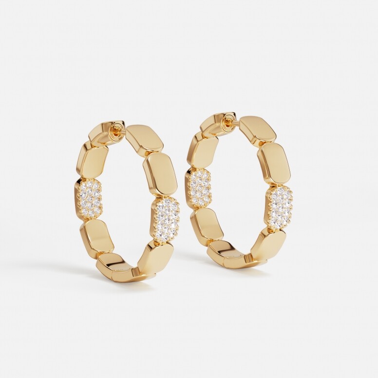 Dainty Gold Hoop Earrings - Small