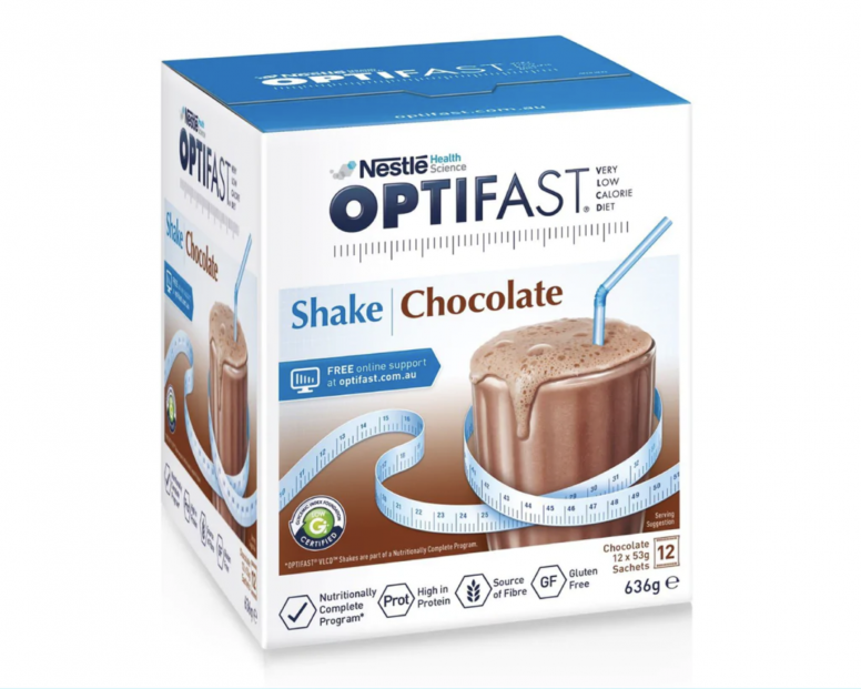 代餐推薦：OPTIFAST® 瘦身奶昔 (巧克力味) 53g x 12包 $360