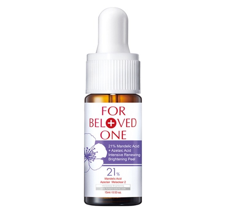 杏仁酸推薦：21%杏仁花酸深層煥膚淨白精華  (HK$170/15ml For Beloved One)