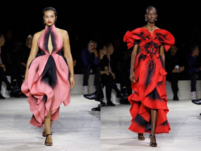 【2024春夏巴黎時裝周】 Sarah Burton揮別任職13年的Alexander McQueen！Sarah Burton告別之作 充滿感染力的美麗詩歌！