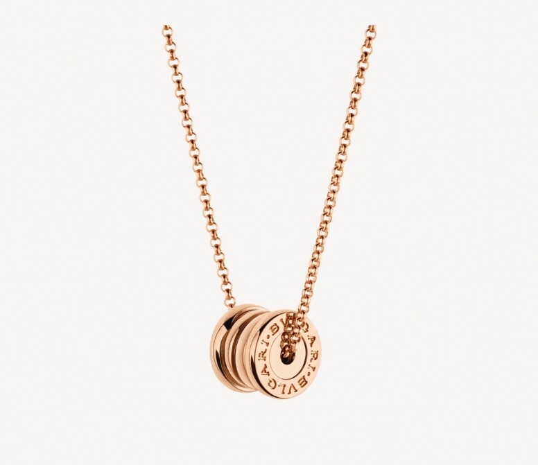 Bvlgari B.zero1 Design Legend Pendant 18KT Rose Gold Necklace