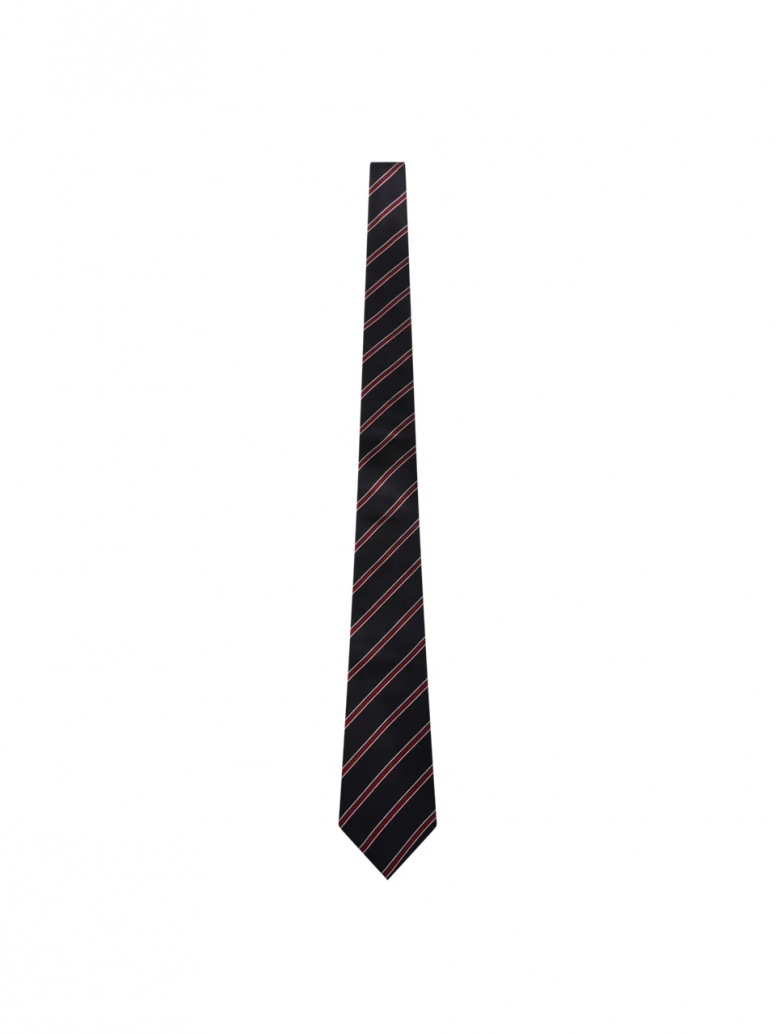 Saint Laurent Striped Wide Tie