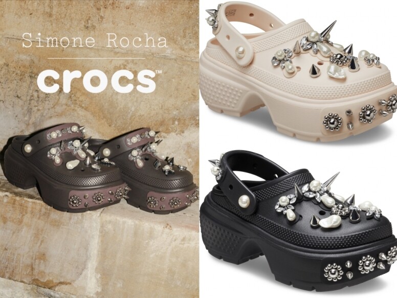 Simone Rocha x Crocs全新聯乘系列必搶!夏天雨天必備洞洞鞋、女生顯高學Crocs厚底穿搭靈感 Simone Rocha x Crocs全新聯乘系列必搶!夏天雨天必備洞洞鞋、女生顯高學Crocs厚底穿搭靈感