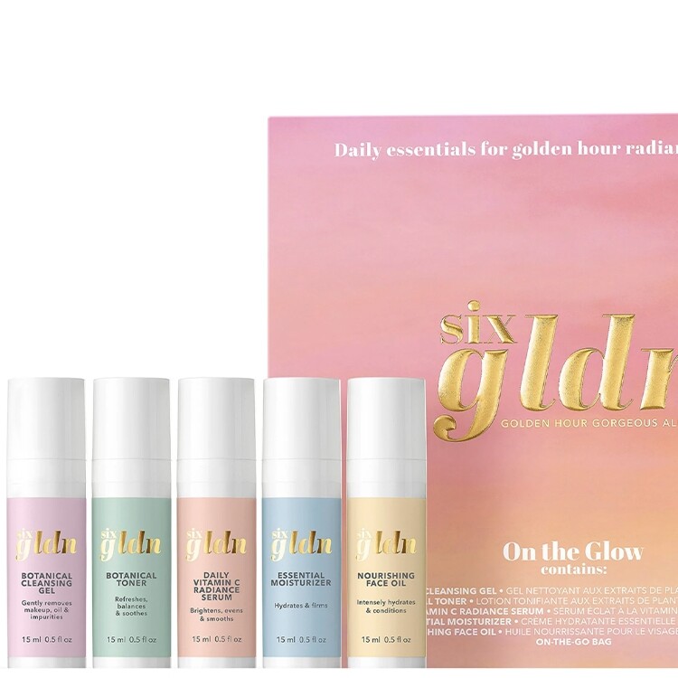 旅行裝護膚品：Six Gldn On The Glow Mini Collection Set (HK$835 Six Gldn)