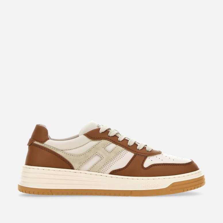 Sneakers Hogan H630 White Grey Brown