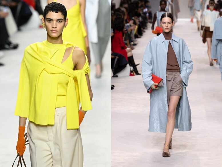 【2024春夏時裝周】 Fendi 2024春夏系列贏盡眾超模歡呼！跳脫色彩與優雅的完美融合、摺疊包將成最新IT Bag！