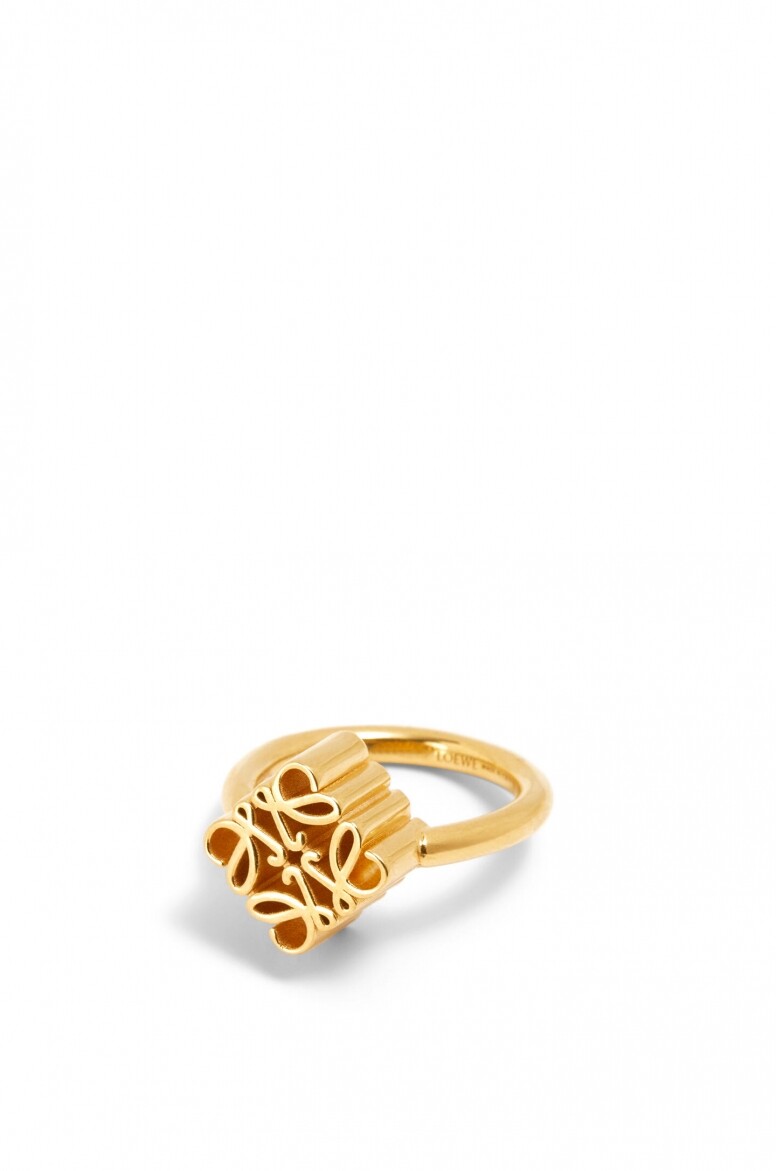 LOEWE Tree marbled-resin ring