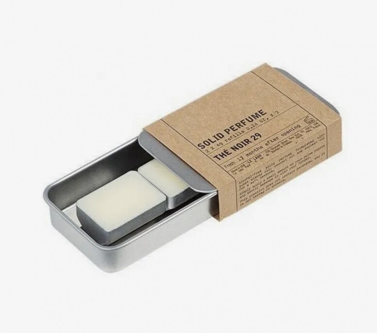 Le Labo 香膏以高質感的金屬包裝，更提供免費刻字服務（最多三個英文字母