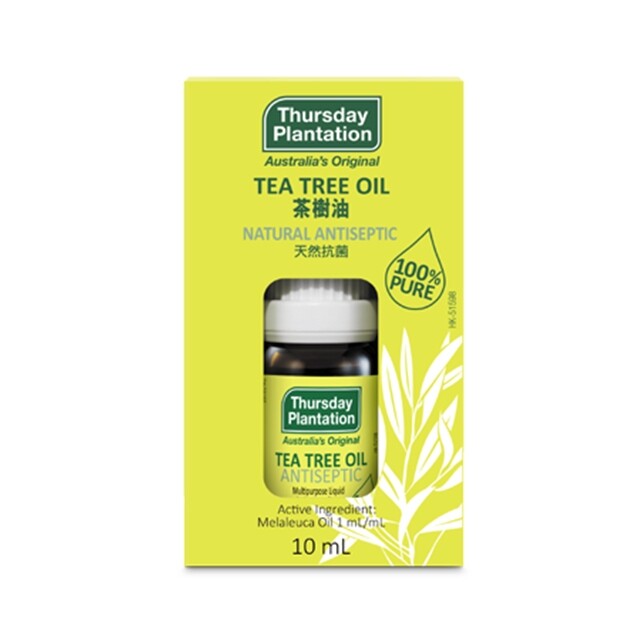 100%天然純正茶樹油，特強殺菌功效超越國際標準，能迅速令暗瘡枯謝，有效