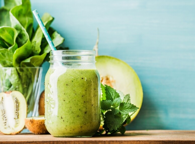 建議減肥食物：綠色蔬果smoothies