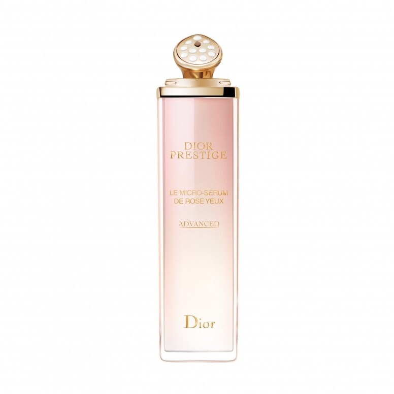 Dior 玫瑰花蜜活養再生眼部精華 HK$1,500/20ml Dior 玫瑰花蜜活養再生眼部精華 HK$1,500/20ml