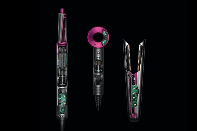 S.L.：這款Dyson CorraleTM 直髮夾只能於乾髮時使用，因此可在為頭髮做造型前，先利