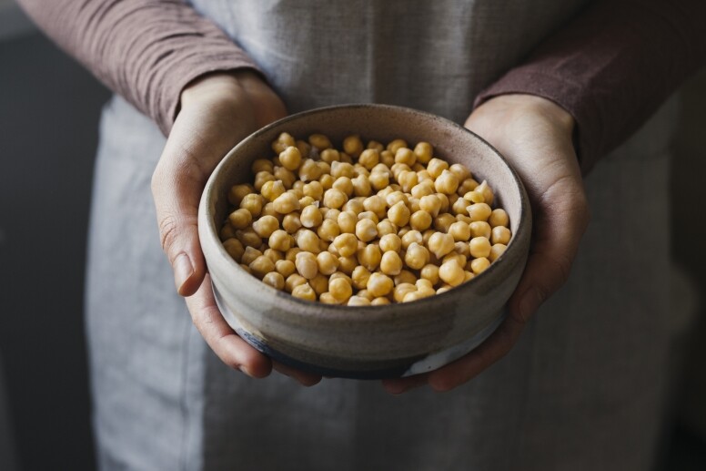 鷹嘴豆是一種低脂肪、高蛋白、高纖維的食物，營養師Sylvia指鷹嘴豆的血糖指