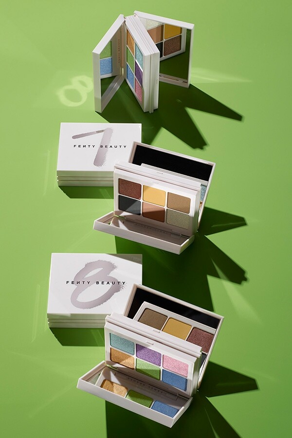 Fenty Beauty將於明年推出首款迷你4色眼影盤，可以單獨使用或將兩個眼影盤