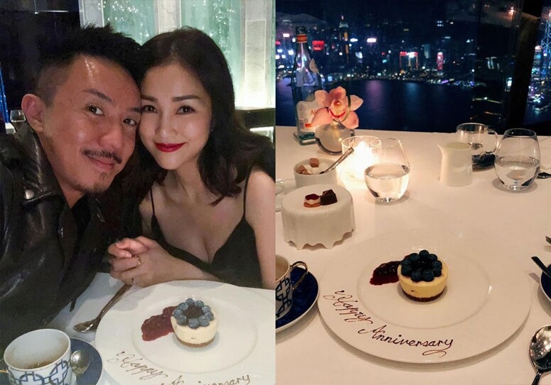 張繼聰趁著跟謝安琪結婚 12 周年