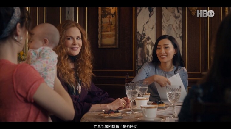 在《The Undoing》首集中，法拉跟妮歌不但有對手戲，更有多句流利英語對白，包括「That