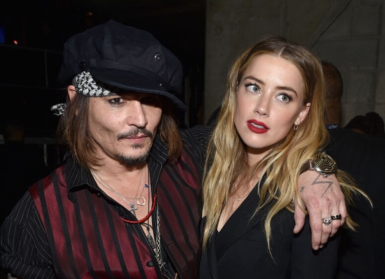 Johnny Depp與《水行俠》女星Amber Heard Johnny Depp與《水行俠》女星Amber Heard