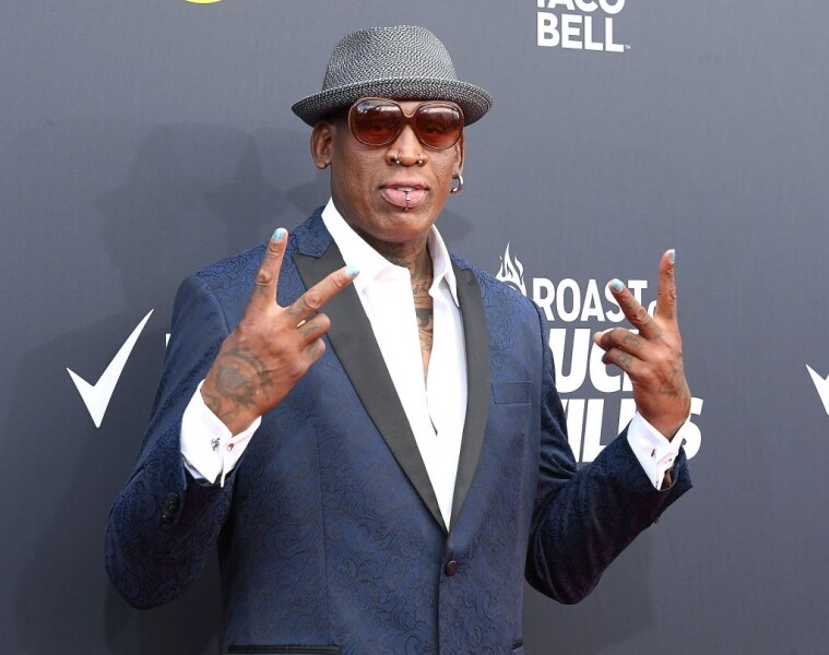今年56歲的NBA前球星「籃板王」Rodman