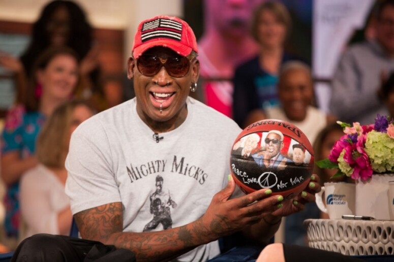 曾贏得5次NBA總冠軍的Rodman