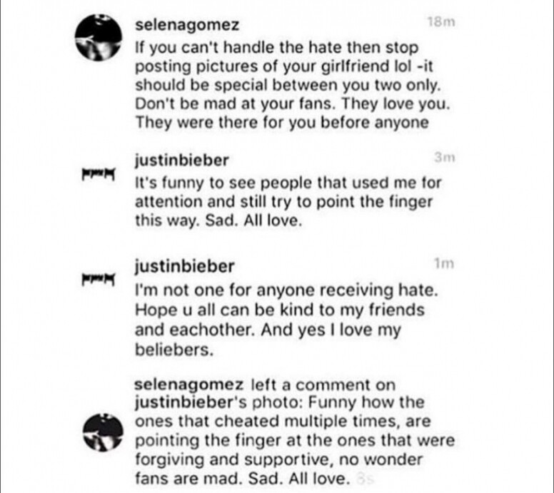 Justin Bieber, Selena Gomez, 求婚