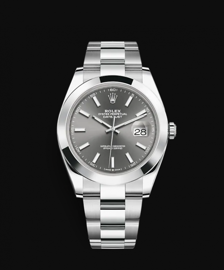 Datejust 41 Ref: 126300 $55,500Rolex史上最著名、辨識度最高的錶款非Datejust莫屬，金、黃金、白金、鑽