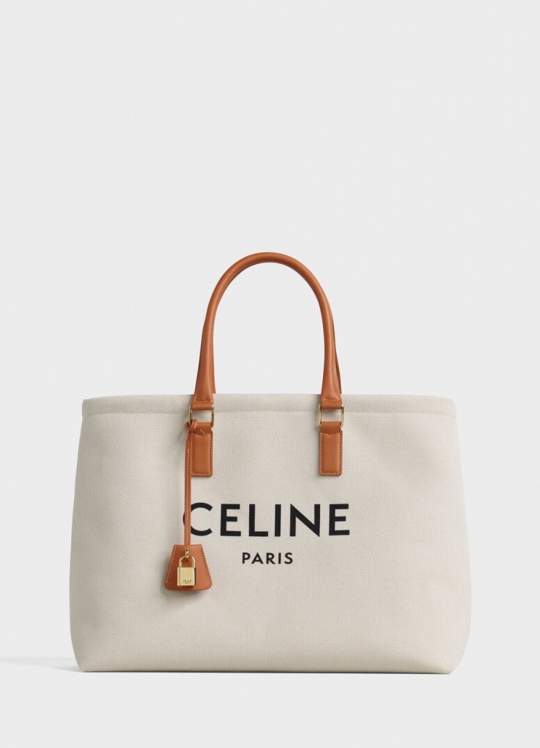 Celine印花帆布及小牛皮橫式CABAS CELINE手袋 $13,000