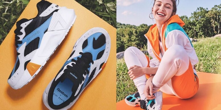 私服受到許多年輕女生喜愛的人氣名模Gigi Hadid 這次跨界替運動品牌Reebok設