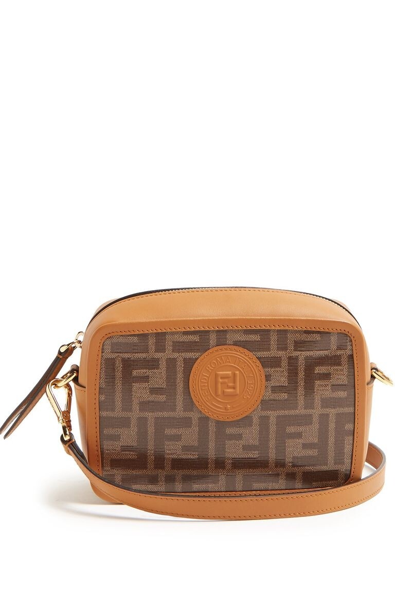 Double F leather mini 標誌圖案手袋（Fendi）