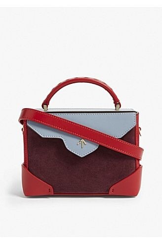 Micro bold Bag 拼色皮革兩用袋（Manu Atlier）