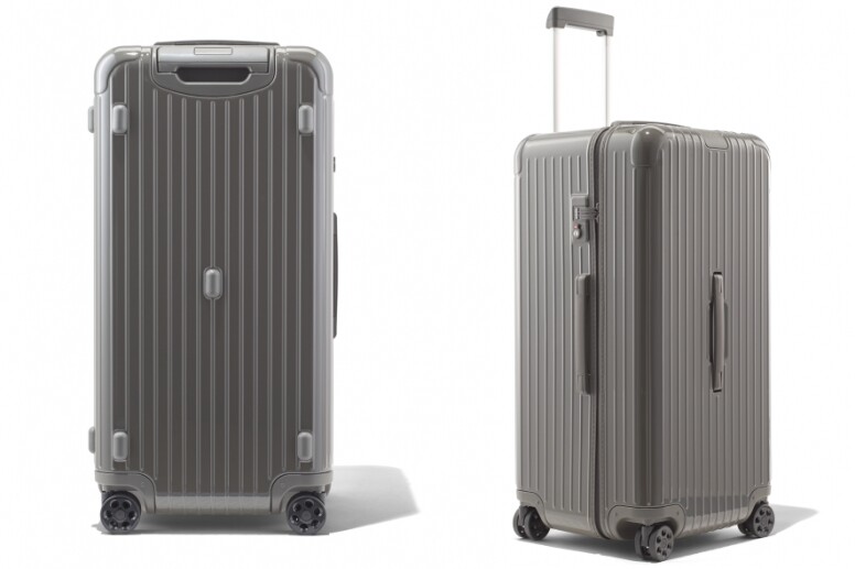 Rimowa Essential - 石灰色尺寸: Trunk Plus最後，是源自印尼漸變灰白色礦山的Slate石灰色，沉穩