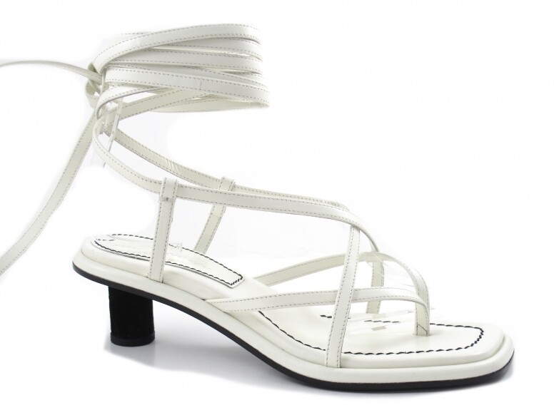 皮革矮跟涼靴（Proenza Schouler, available at On Pedder）