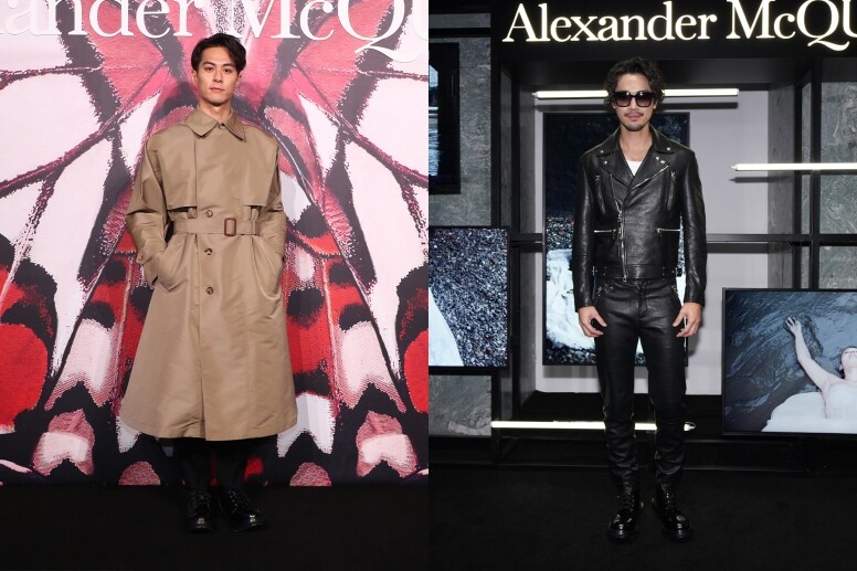 朱鑑然與胡卓希兩位型男也身穿Alexander McQueen SS21的新裝出席。 朱鑑然與胡卓希兩位型男也身穿Alexander McQueen SS21的新裝出席。
